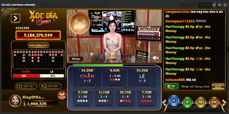 Cùng Chơi Live Casino Xóc Đĩa Nhà Cái Febet Cùng Dealer Xinh Đẹp