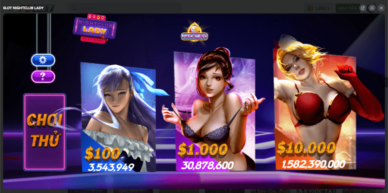 Một trong những game nổ hũ FEBET đang hot nhất hiện nay - SLOT NIGHTCLUB LADY