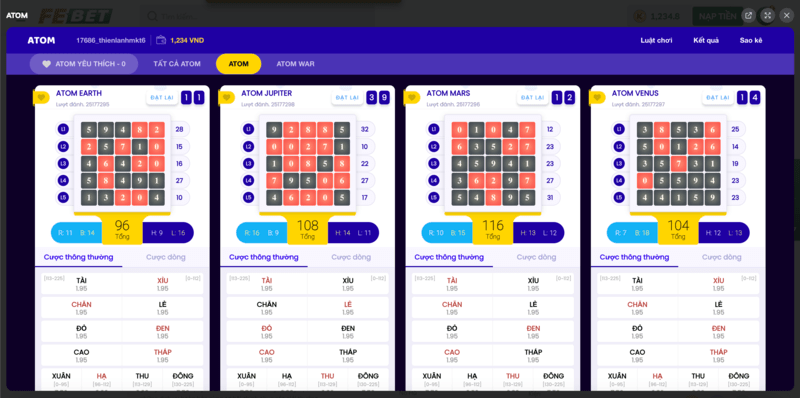 Sảnh ATOM FEBET
