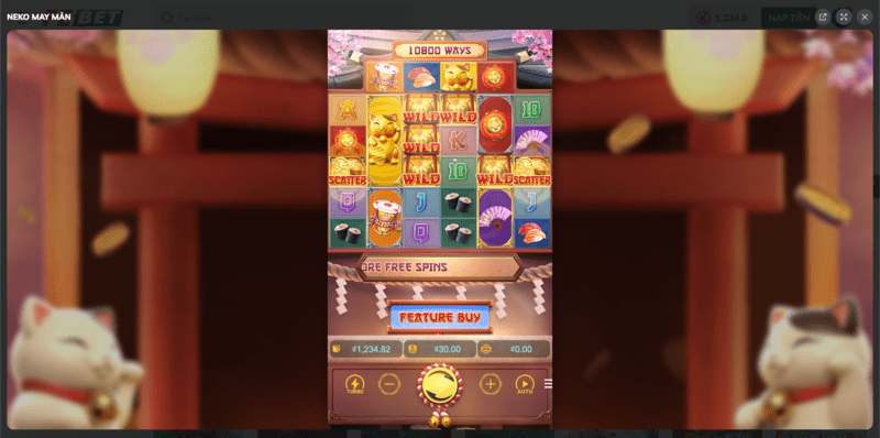 Slot Game Lucky Neko Tại Sảnh Nhà Cái FEBET